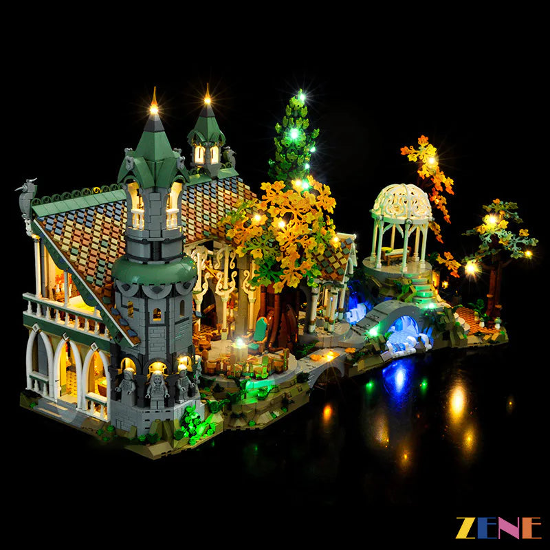 Light Kit for LEGO RIVENDELL: Lord of the Rings #10316