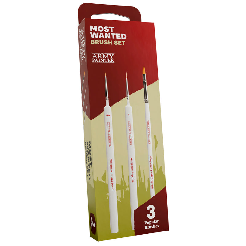 The Army Painter Hobby Starter: Wargamers Most Wanted Brush Set
