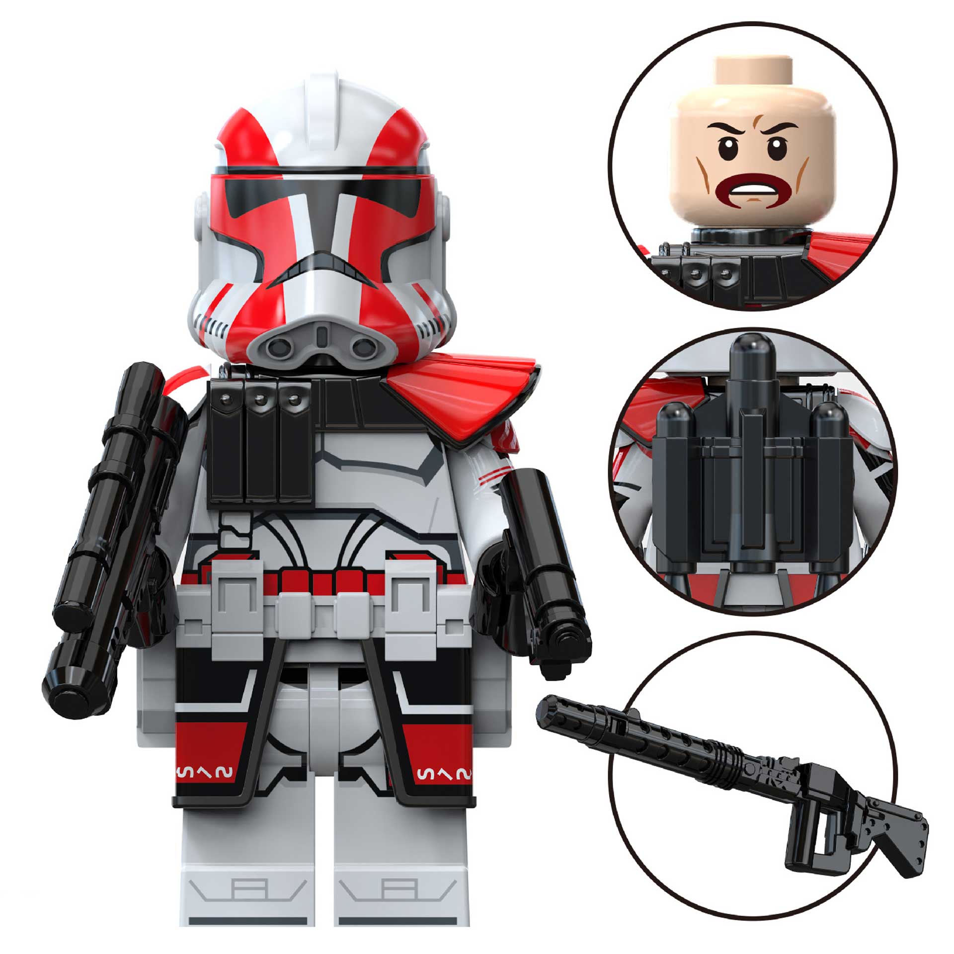 Commander Grey Coruscant Guard Star Wars Minifigure