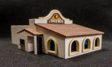28mm (O Gauge) Taco Restaurant (MDF) - 28MMDF163 - 