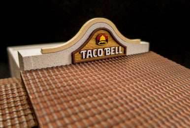 28mm (O Gauge) Taco Restaurant (MDF) - 28MMDF163 - 