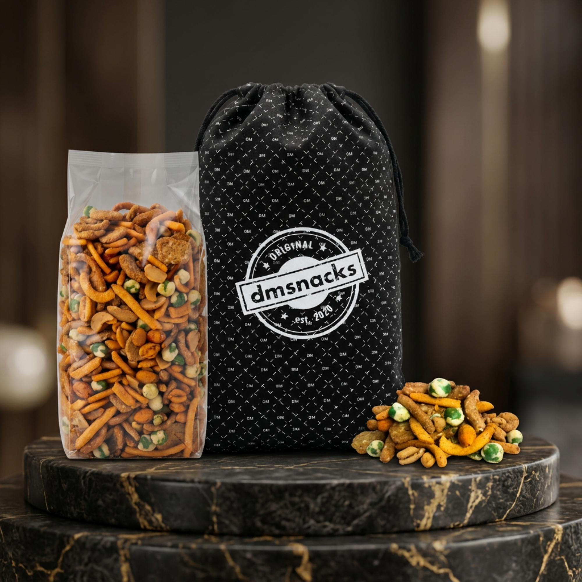 Taproom Nut Mix – 1 Pound of Spicy, Savory Snack Blend in Gift Bag | Perfect for Beer Pairing