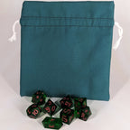 Teal Medium Dice Bag