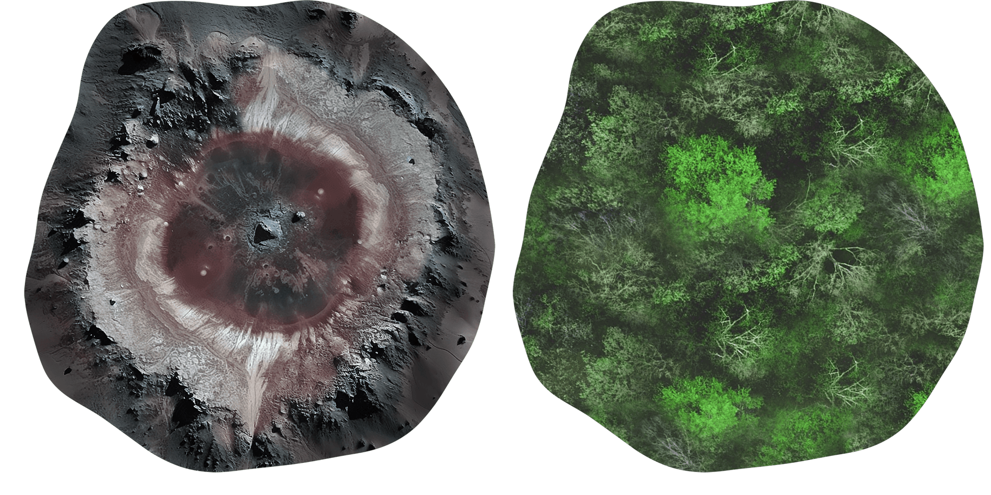 Double Sided Neoprene Terrain Table Set for Warhammer 40k, AoS, Star Wars, Conquest, Bolt Action, Saga, and more! - 