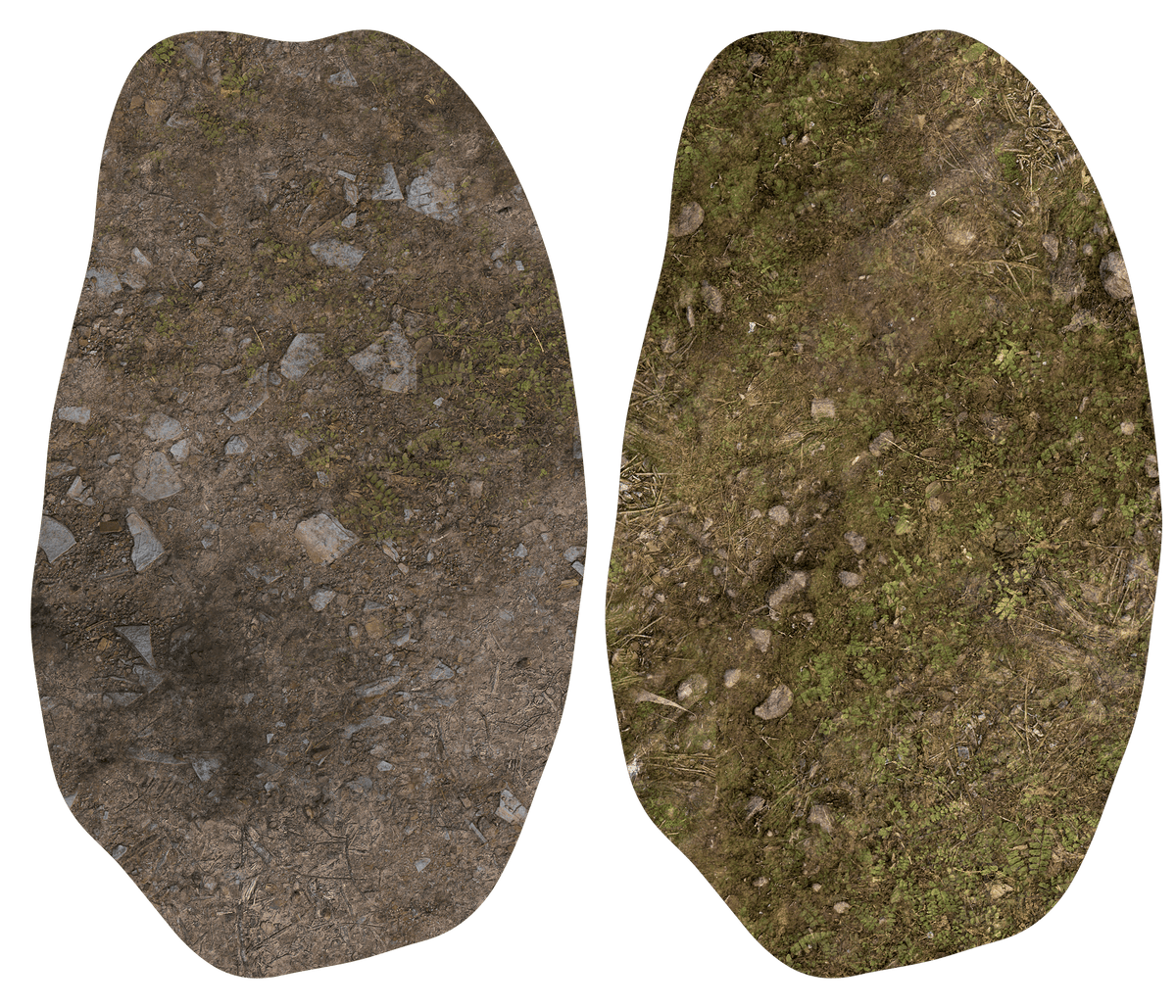 Double Sided Neoprene Terrain Table Set for Warhammer 40k, AoS, Star Wars, Conquest, Bolt Action, Saga, and more! - 