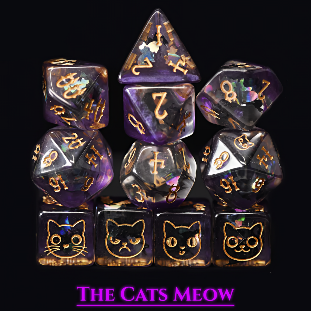 The Cat's Meow Dice Set