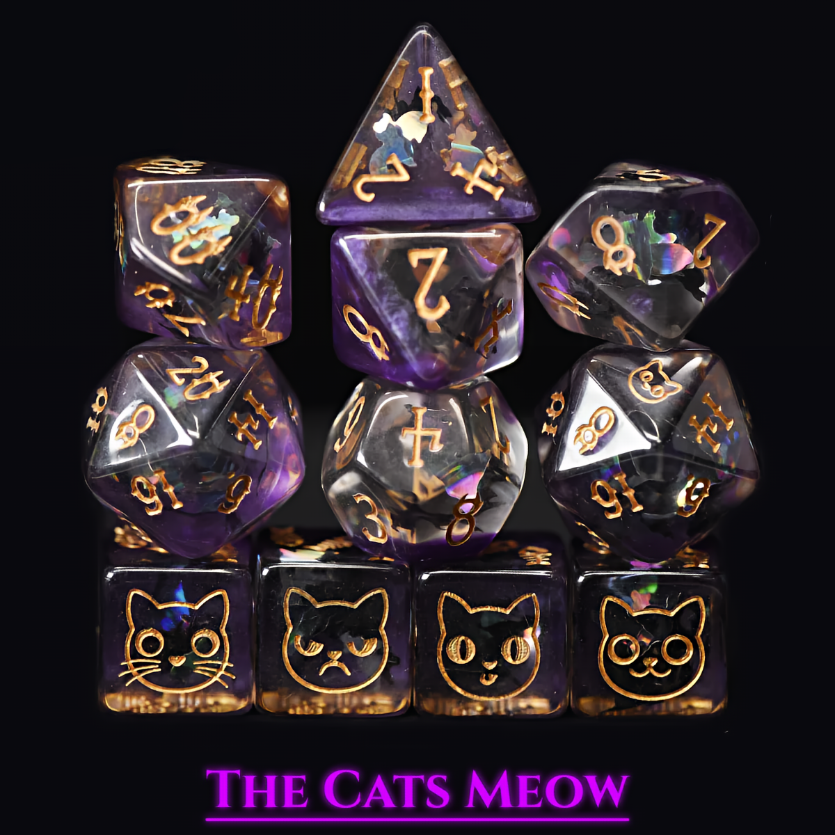 The Cat's Meow Dice Set