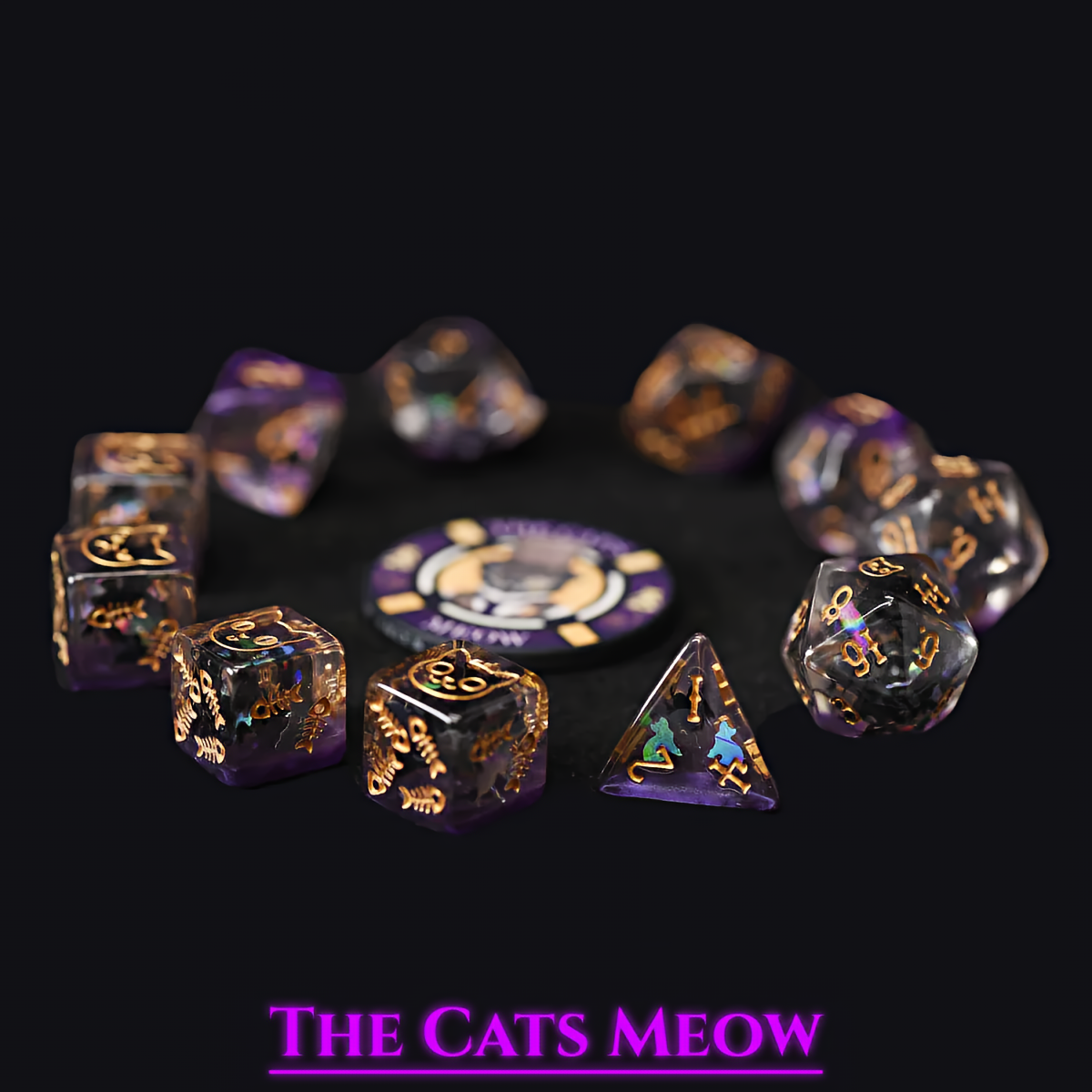 The Cat's Meow Dice Set