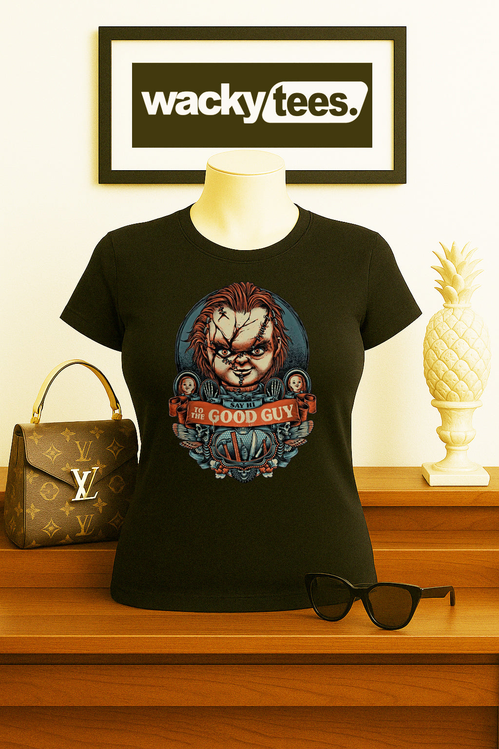 The Good Guy Chucky Childs Play Horror Terror Halloween Graphic Tee Shirt