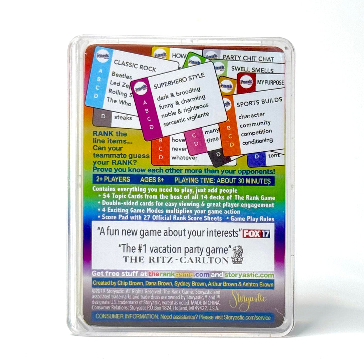 The Rank Game On-the-Go: Greatest Hits (Multi-Color Pack)