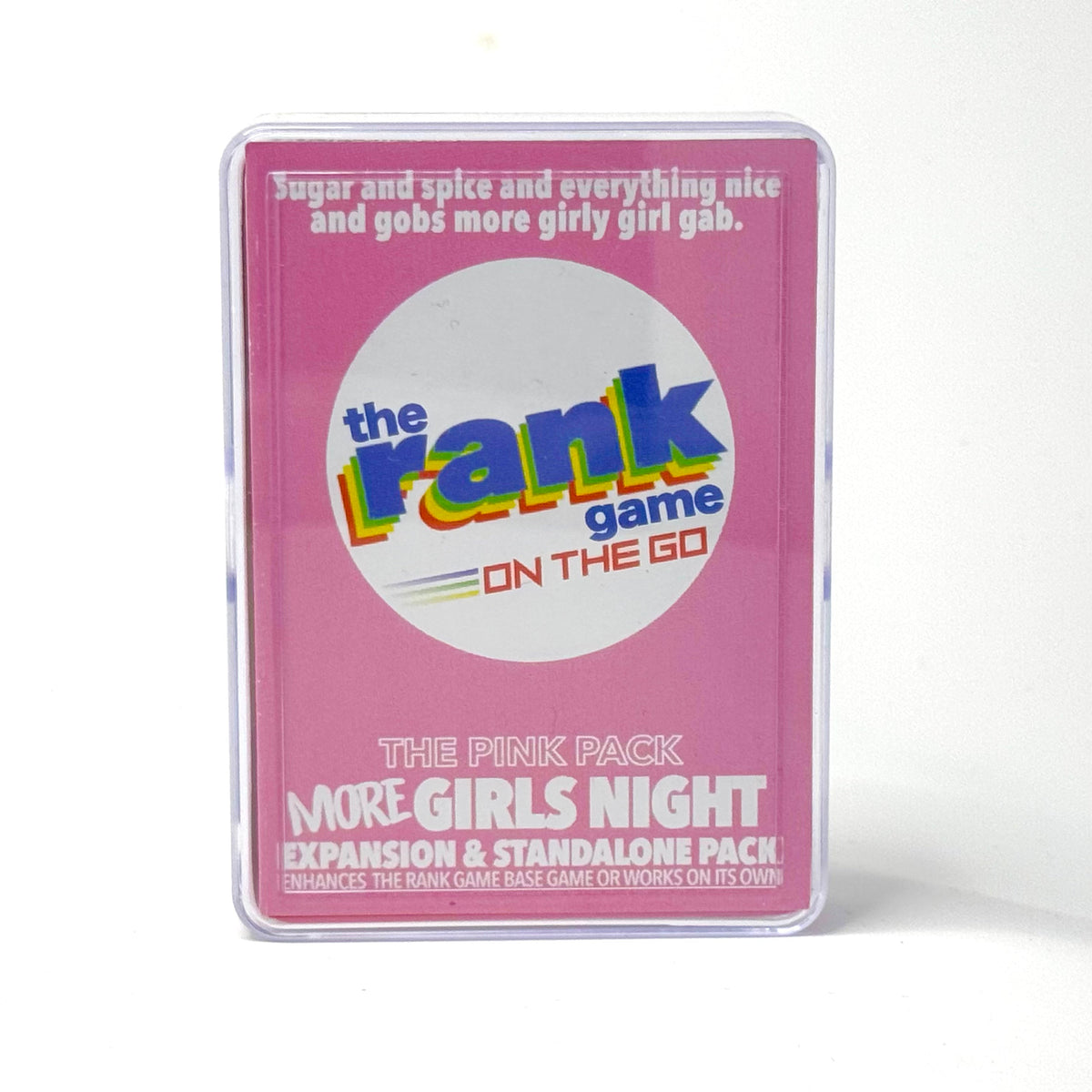 The Rank Game On-the-Go: MORE Girls Night (Pink Pack)