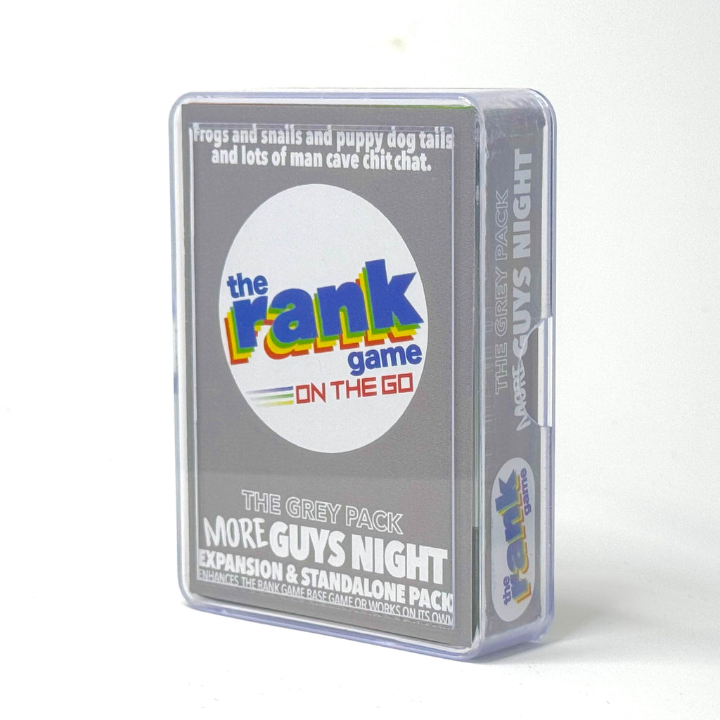 The Rank Game On-the-Go: MORE Guys Night (Grey Pack)