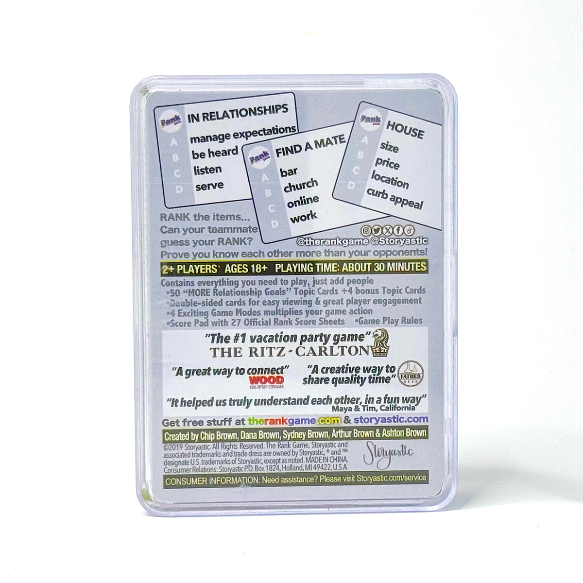 The Rank Game: More Relationship Goals (Standalone & Expansion Pack)