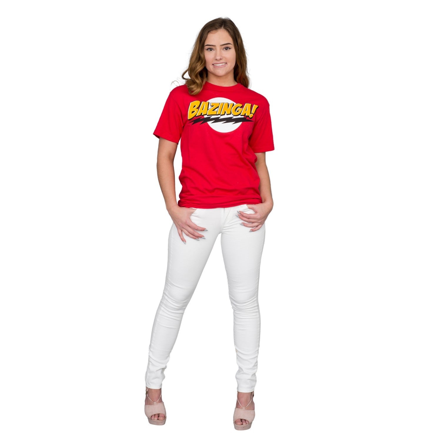 The Big Bang Theory Bazinga! Replica Unisex Halloween Cosplay Costume T-shirt
