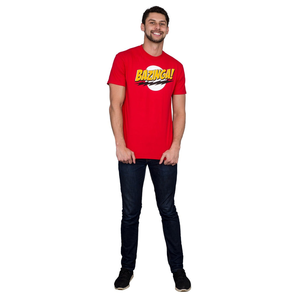 The Big Bang Theory Bazinga! Replica Unisex Halloween Cosplay Costume T-shirt