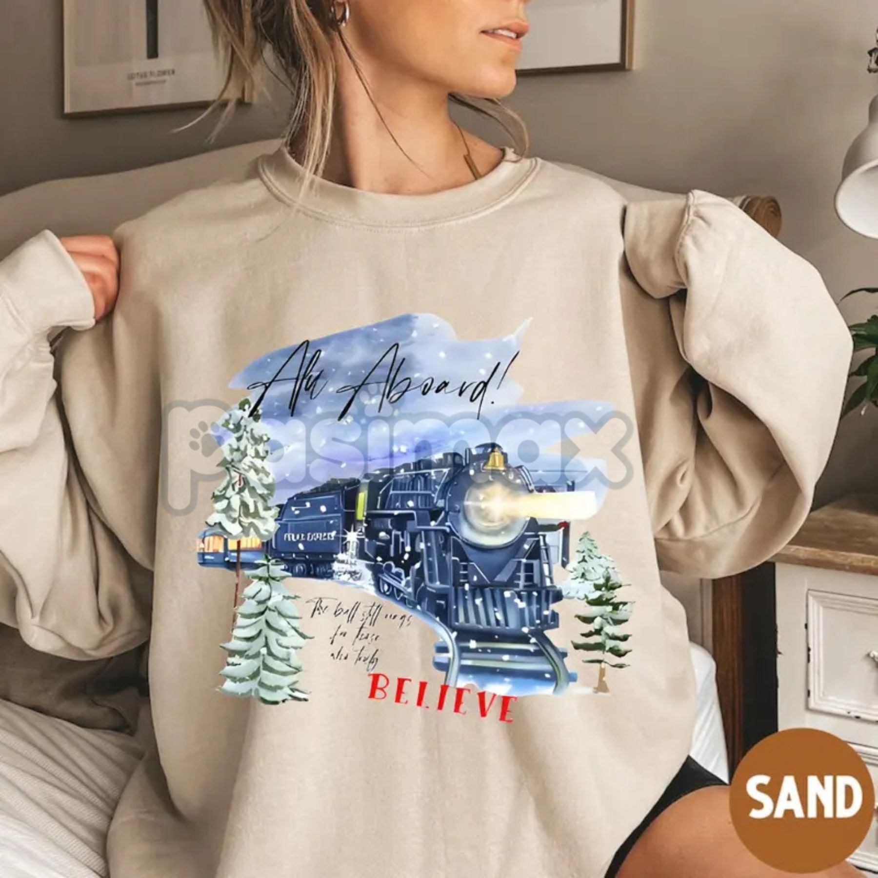 The Polar Express Train Ride Sweatshirt – Christmas Tradition Holiday Crewneck