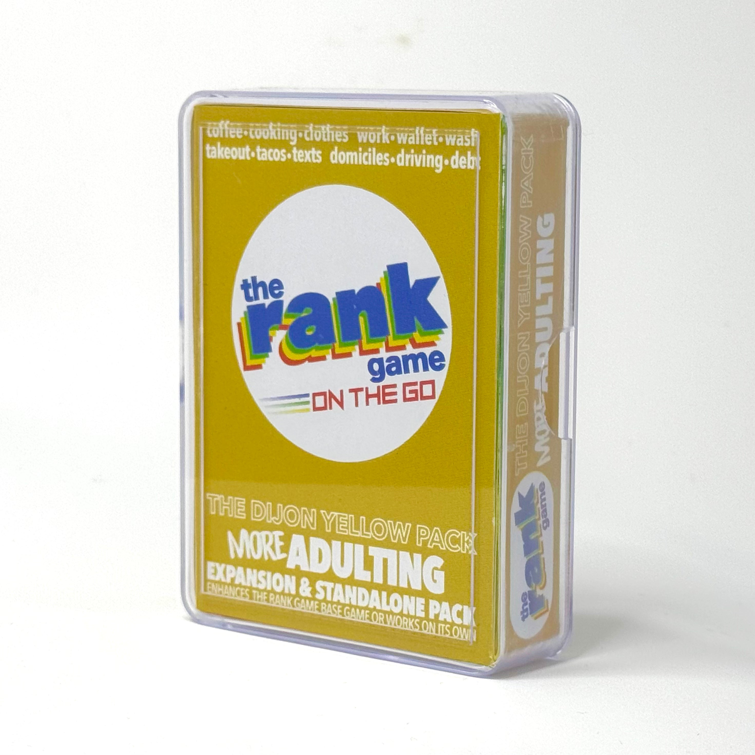 The Rank Game On-the-Go: MORE Adulting (Dijon Yellow Pack)