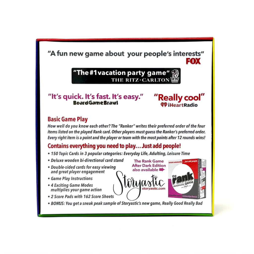 The Rank Game -🏆🏆 Toy Fair New York "Favorite Pick" & Other Awards 🏆🏆