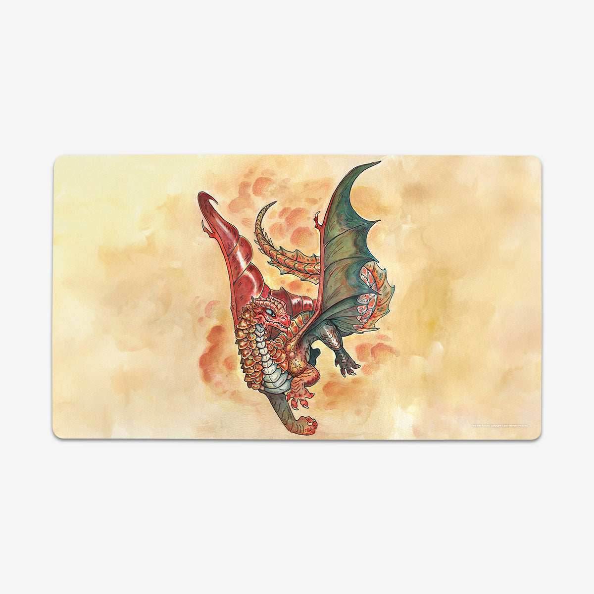 Young Copper Dragon Playmat - Standard Playmat / Plain