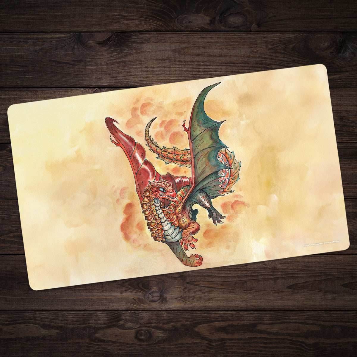 Young Copper Dragon Playmat - Standard Playmat / Plain