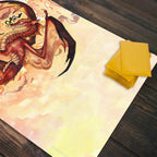 Young Red Dragon Playmat - Standard Playmat / Plain