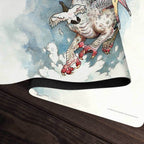 Young White Dragon Playmat - Standard Playmat / Plain