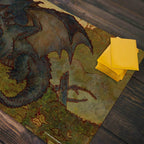 Black Wyrmling Dragon Playmat - Standard Playmat / Plain