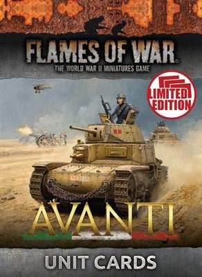 Flames of War: Italian Avanti Unit Cards (Mid War) - 