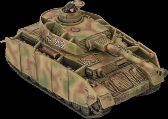 Flames of War: German Panzer IV Tank Platoon (Late War) - 