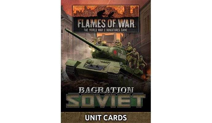 Flames of War: Bagration - Soviet Unit Cards - 
