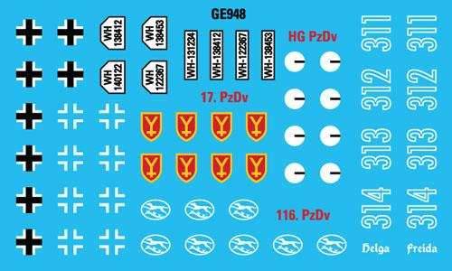 Flames of War: German Gun Platoon / Mortar Section (Late War) - 