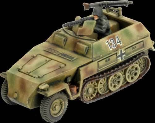 Flames of War: German SD KFZ 250 Transports (Late War) - 