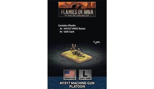 Flames of War: American M1917 Machine-gun Platoon (Late War) - 