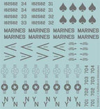 Team Yankee: American Decal Set - 