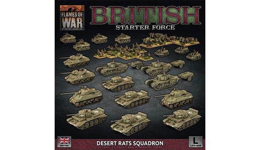 Flames of War: British Starter Force - Desert Rats Squadron - 