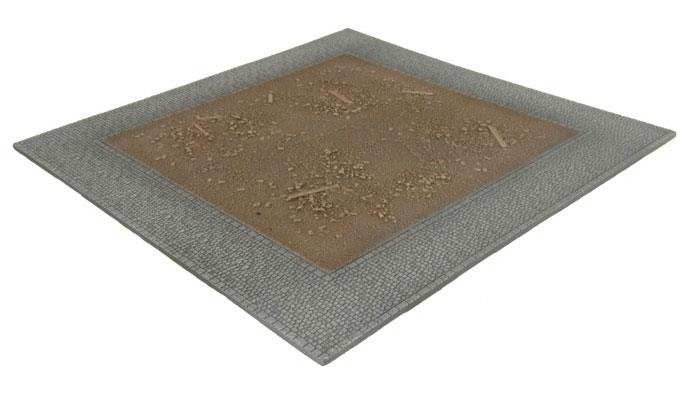 Flames of War: Ruined City Building Base - 