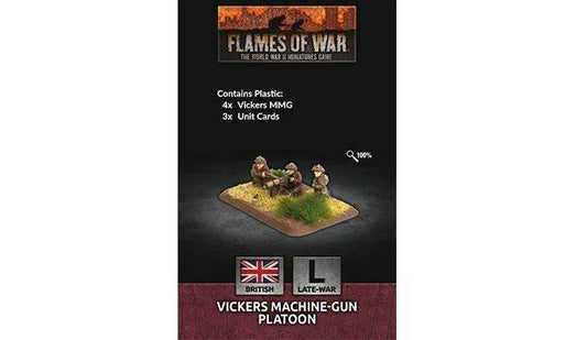 Flames of War: British Vickers MMG Platoon (Late War) - 