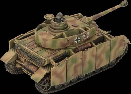 Flames of War: German Panzer IV Tank Platoon (Late War) - 
