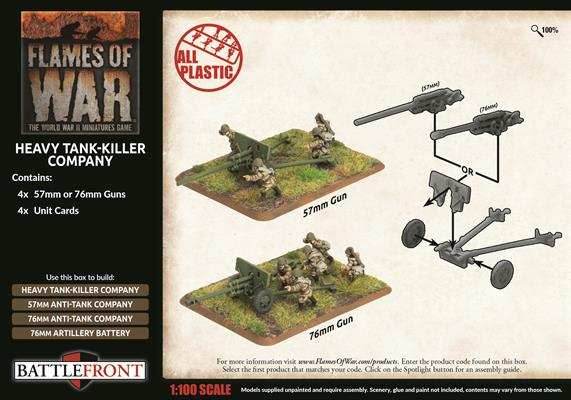 Flames of War: Soviet Heavy Tank-Killer Company (Late War) - 