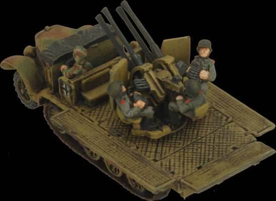 Flames of War: German SD KFZ 7/1 Quad AA Platoon (Mid War) - 
