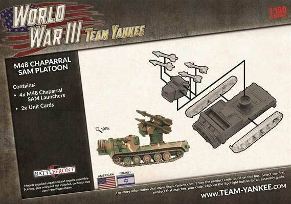 Team Yankee: M48 Chaparral Battery - 