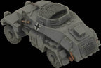 Flames of War: German SD KFZ 221 and 222 Light Scout Troop (Mid War) - 