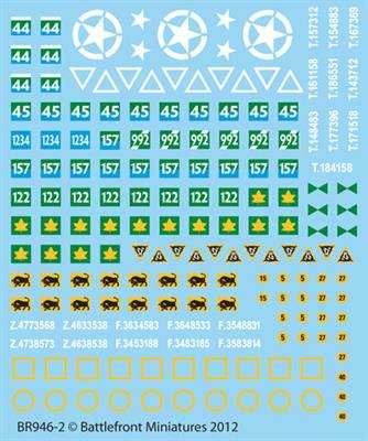 Flames of War: British Decals (Late War) - 