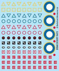 Flames of War: British Desert Rats Decals - 