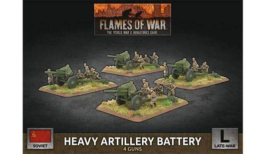 Flames of War: Soviet Heavy Artillery Battery (Late War) - 