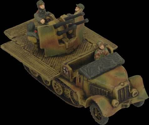 Flames of War: German SD KFZ 7/1 Quad AA Platoon (Mid War) - 