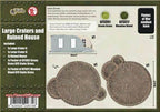 Flames of War: Large Craters and Ruined House - 