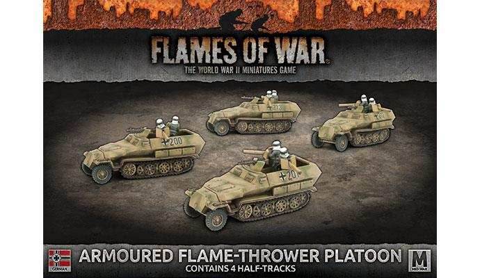 Flames of War: German Armoured Flame-Thrower Platoon (Mid War) - 