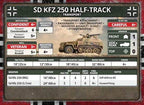 Flames of War: German SD KFZ 250 Transports (Late War) - 