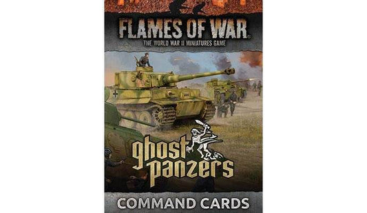 Flames of War: German Ghost Panzers Command Cards - 